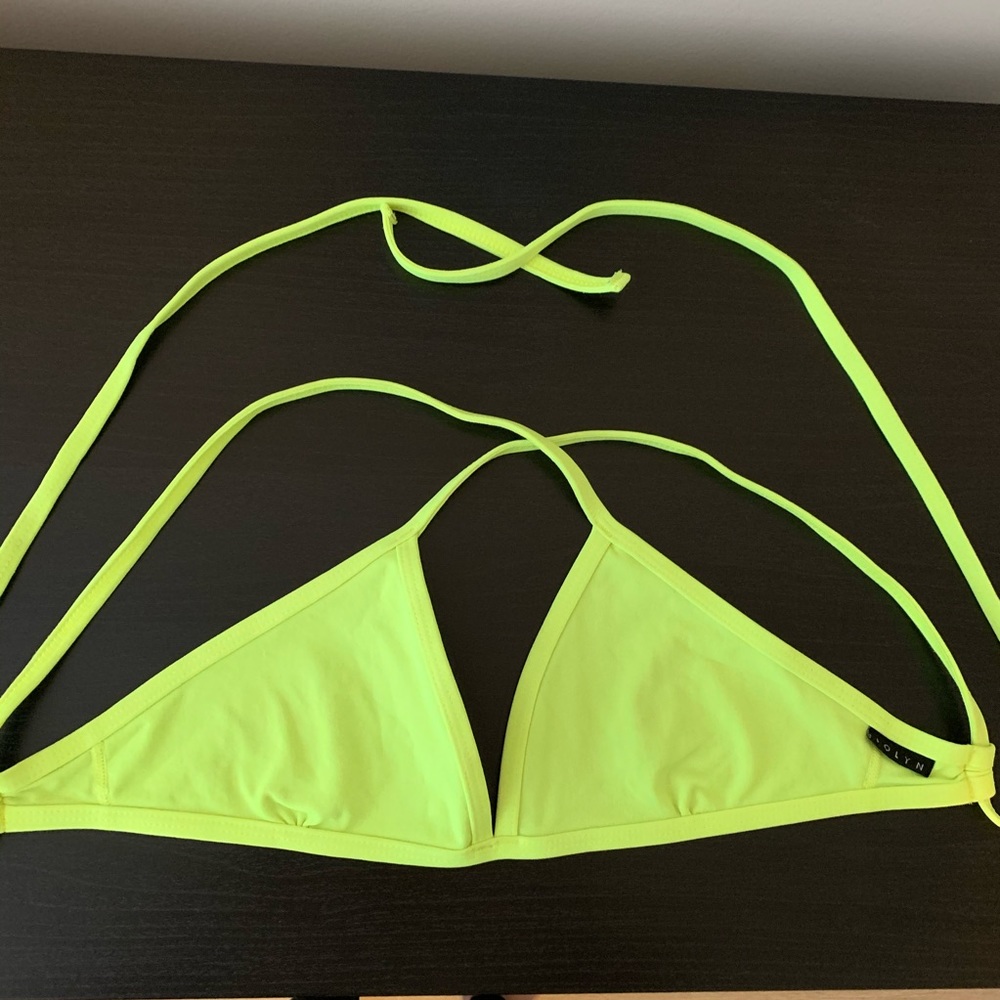 Jolyn Highlighter Yellow Triangle Top